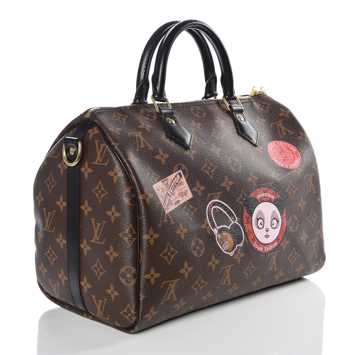 Monogram My World Tour Speedy Bandouliere 30 Black