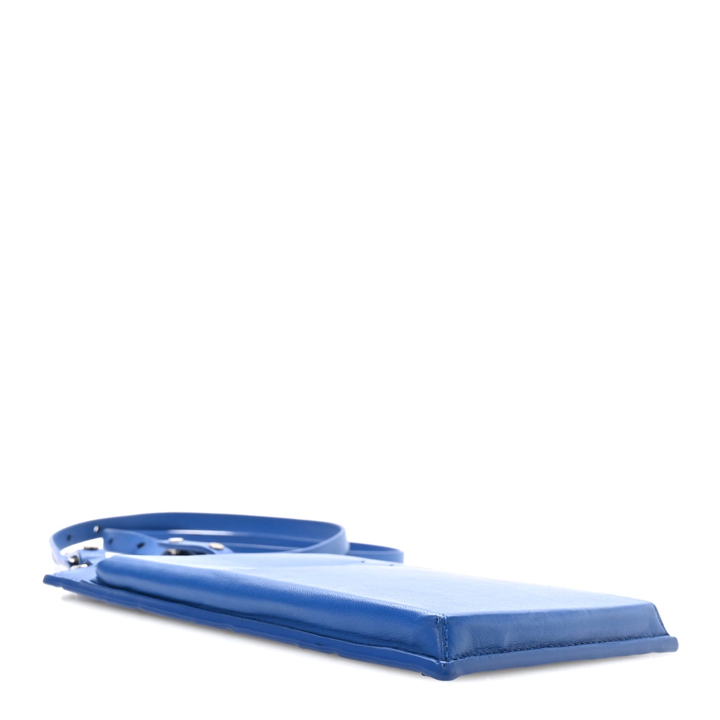 Nappa Maxi Intrecciato Phone Pouch Blue
