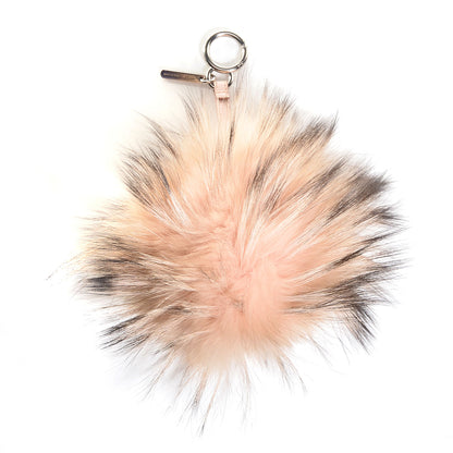 Fendi Mink Fox Fur Vitello Wild Jess Monster Bag Bug Charm Pink 3 of 7