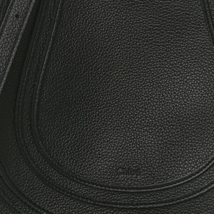 Chloe Calfskin Medium Marcie Round Crossbody Bag Black 7 of 10