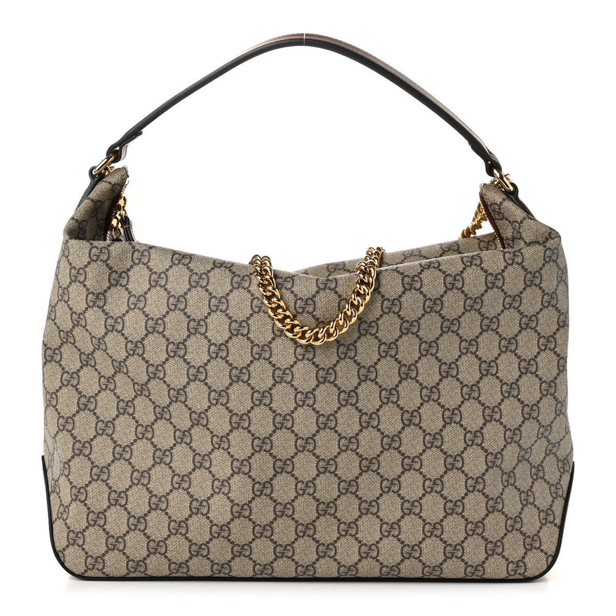Gucci GG Supreme Monogram Large Linea A Hobo Light Brown 1 of 11
