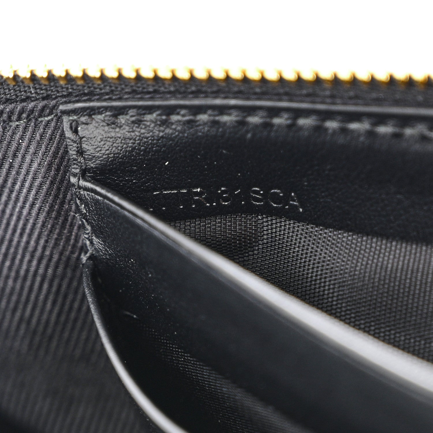 Burberry E-Canvas Monogram Stripe Zip Pouch Bridle Brown 7 of 8