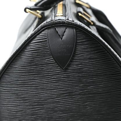 Louis Vuitton Epi Speedy 25 Black 7 of 12