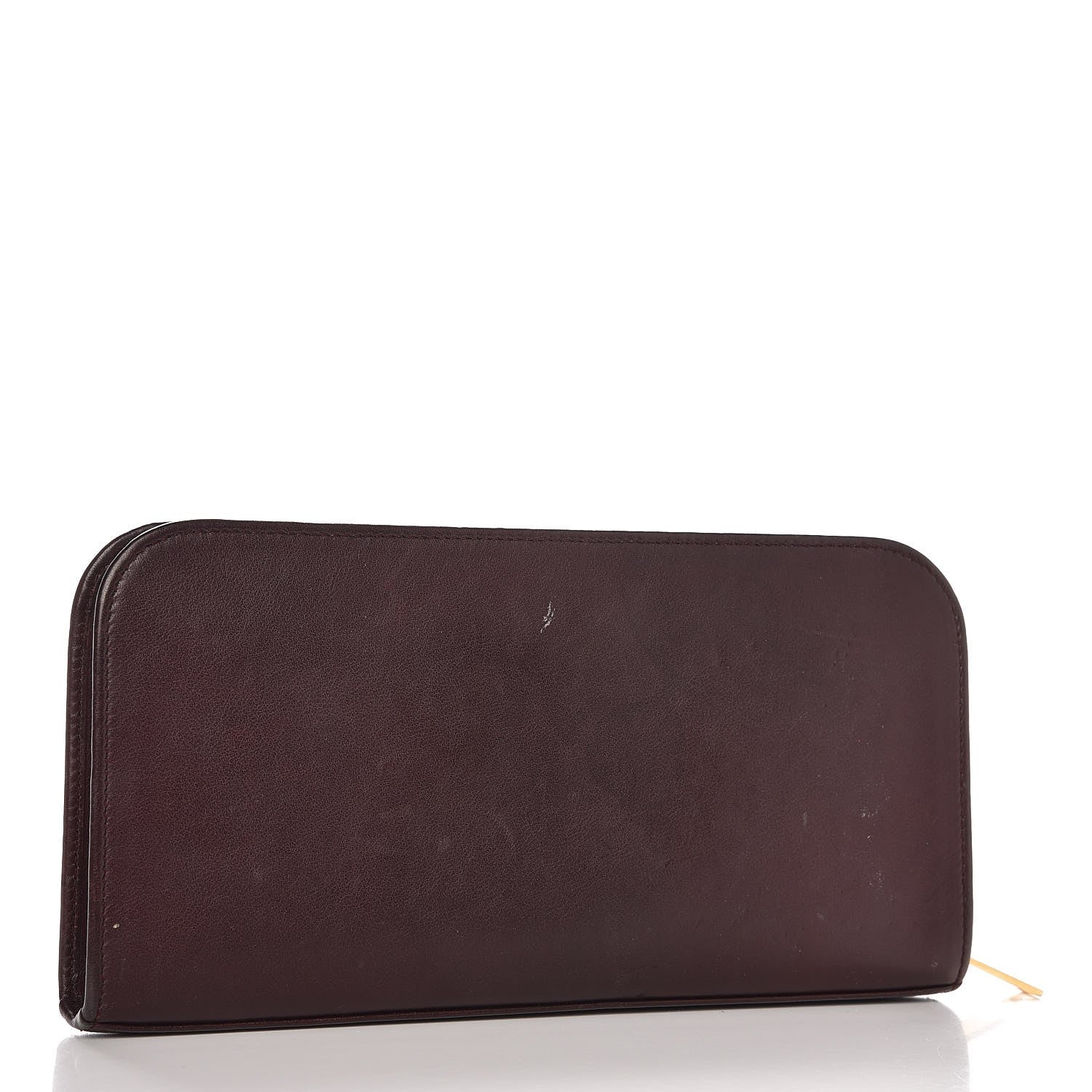 Saint Laurent Calfskin Classic Zip Around Continental Wallet Bordeaux 3 of 9