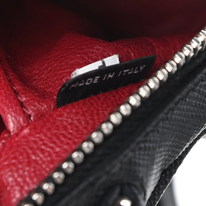 Prada Saffiano Studded Mini Camera Crossbody Black 7 of 10