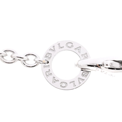Bulgari 18K White Gold Diamond BVLGARI BVLGARI Circle Pendant Necklace 5 of 8