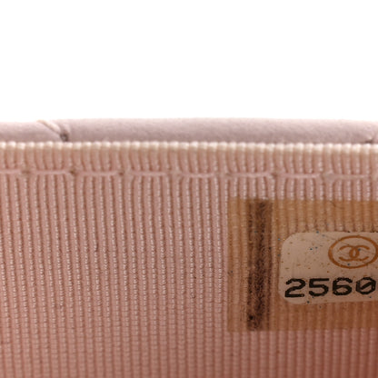 Chanel Lambskin Quilted Flap Card Holder Light Pink 8 of 14