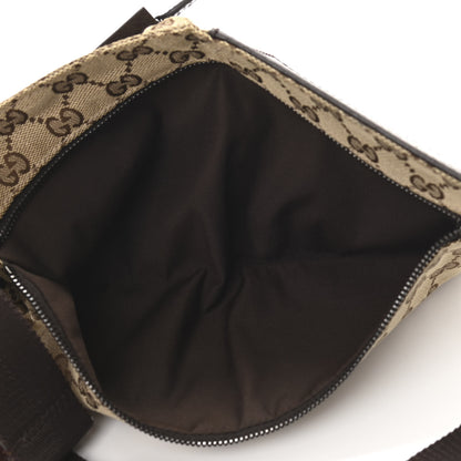 Gucci GG Monogram Double Pocket Belt Bag Dark Brown 5 of 10