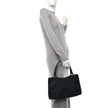 Gucci Monogram Shoulder Bag Black 3 of 10