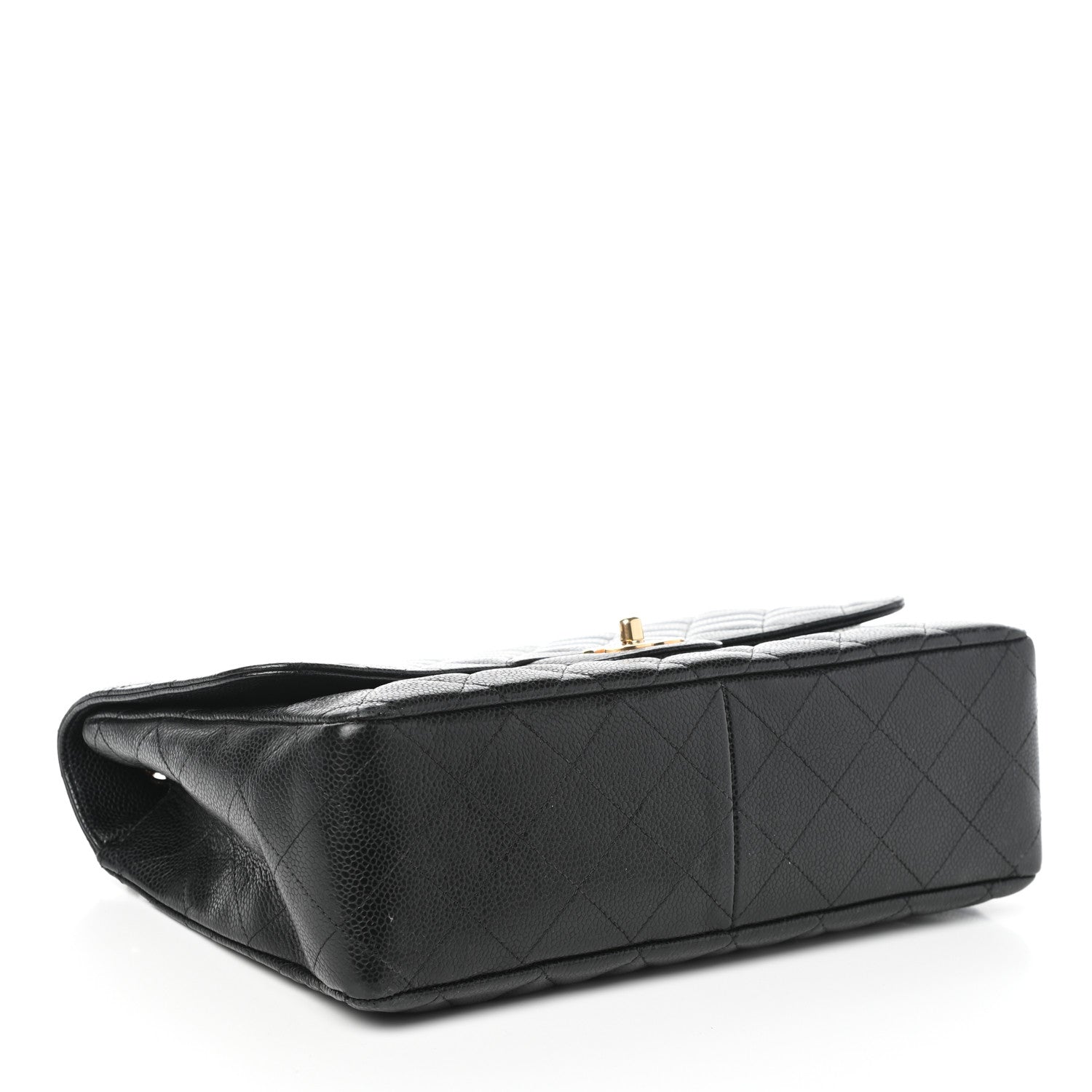 Chanel Caviar Quilted Jumbo Single Flap Black 4 of 9