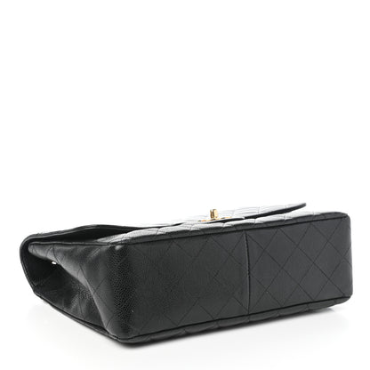 Chanel Caviar Quilted Jumbo Single Flap Black 4 of 9