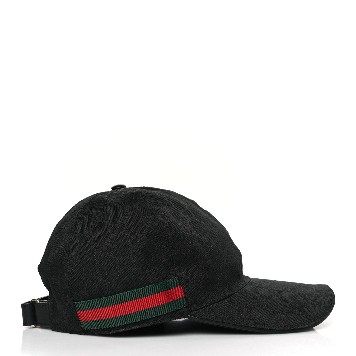 Gucci Monogram Web Baseball Hat L Black 4 of 8