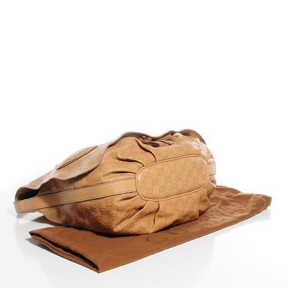 Gucci Guccissima Tribeca Messenger Bag Beige 4 of 7