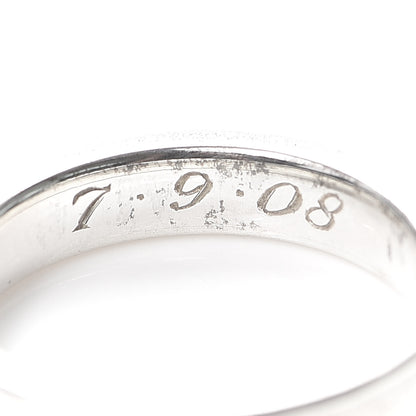 Tiffany Sterling Silver Narrow 1837 Band Ring 52 6 5 of 5