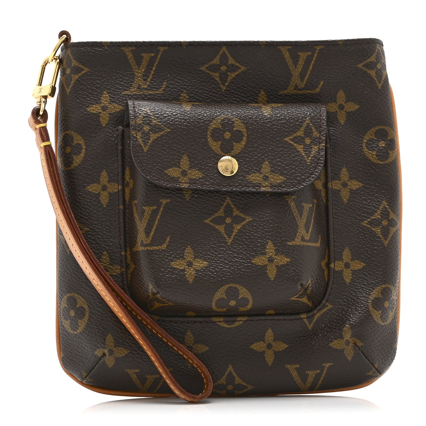 Monogram Partition Wristlet