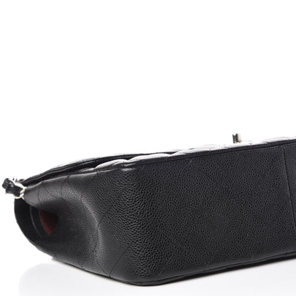 Chanel Caviar Quilted Jumbo Double Flap Black 5 of 10
