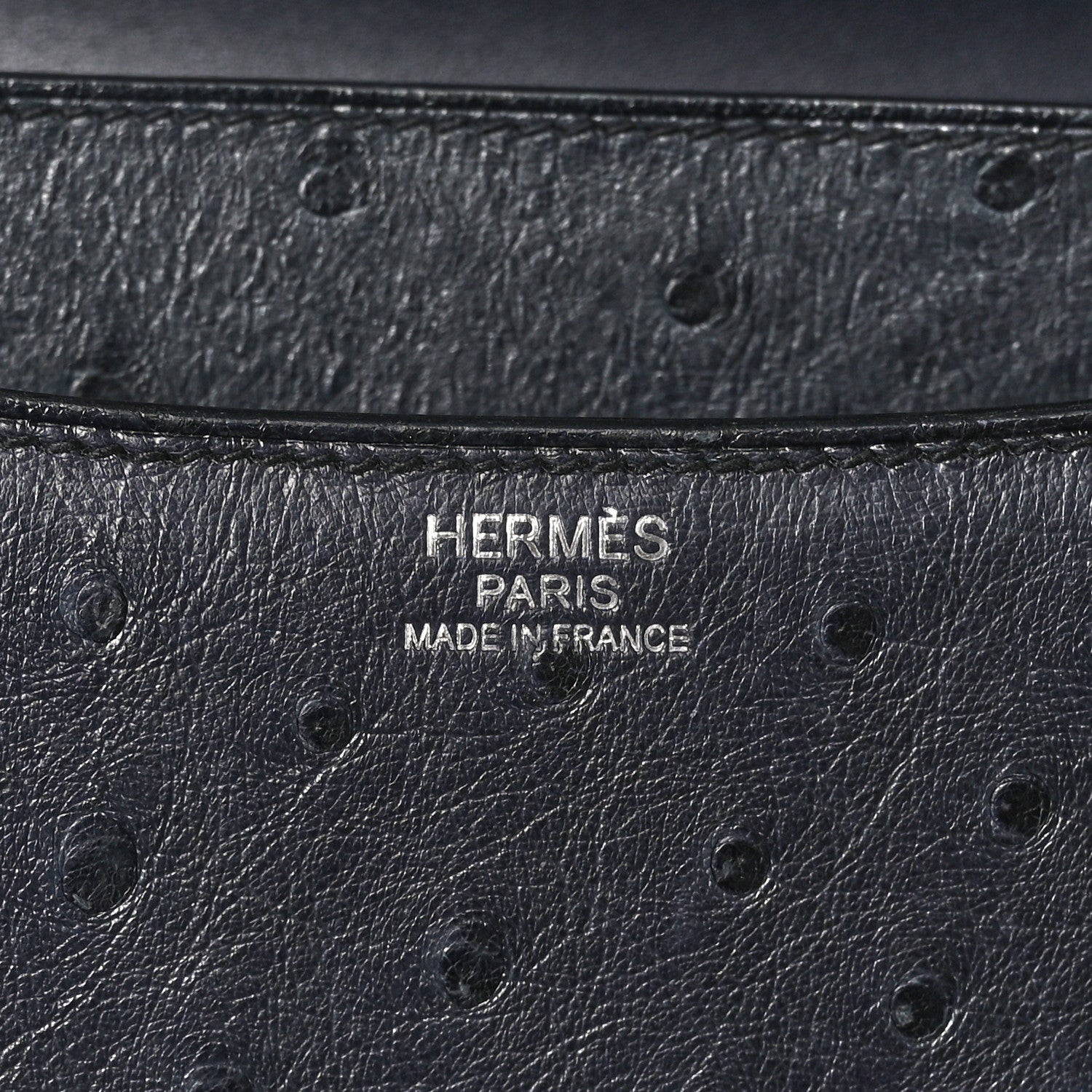 Hermes Ostrich Constance 24 Bleu Iris 7 of 13
