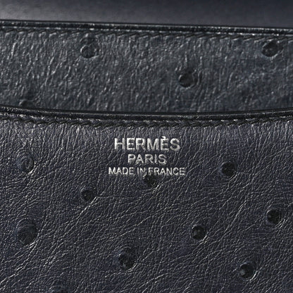 Hermes Ostrich Constance 24 Bleu Iris 7 of 13