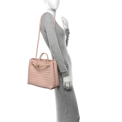 Bottega Veneta Nappa Intrecciato Medium Andiamo Shoulder Bag Lotus 2 of 10
