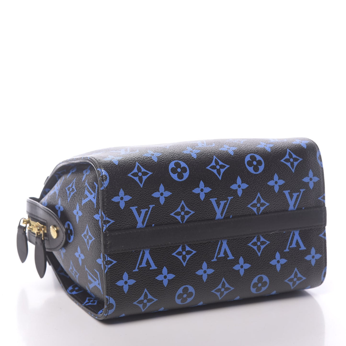 Colored Monogram Speedy Amazon PM Blue Black