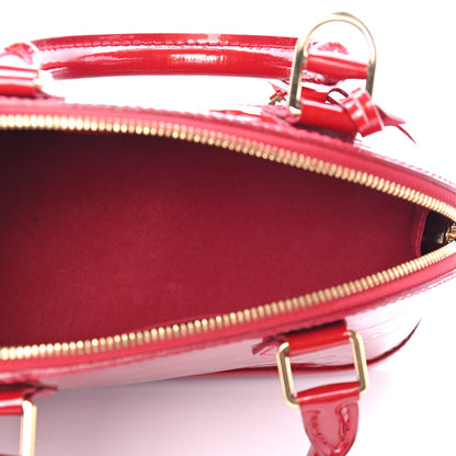 Louis Vuitton Vernis Alma BB Pomme D'Amour 5 of 9