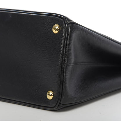 Prada Saffiano Medium Galleria Double Zip Tote Black 8 of 11