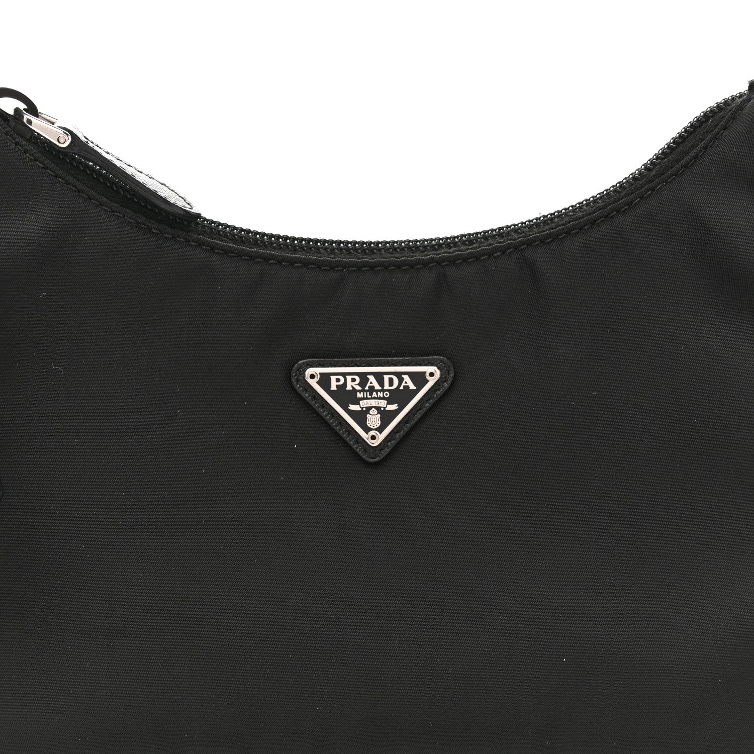 Prada Tessuto Nylon Mini Re-Edition 2000 Bag Black 9 of 14