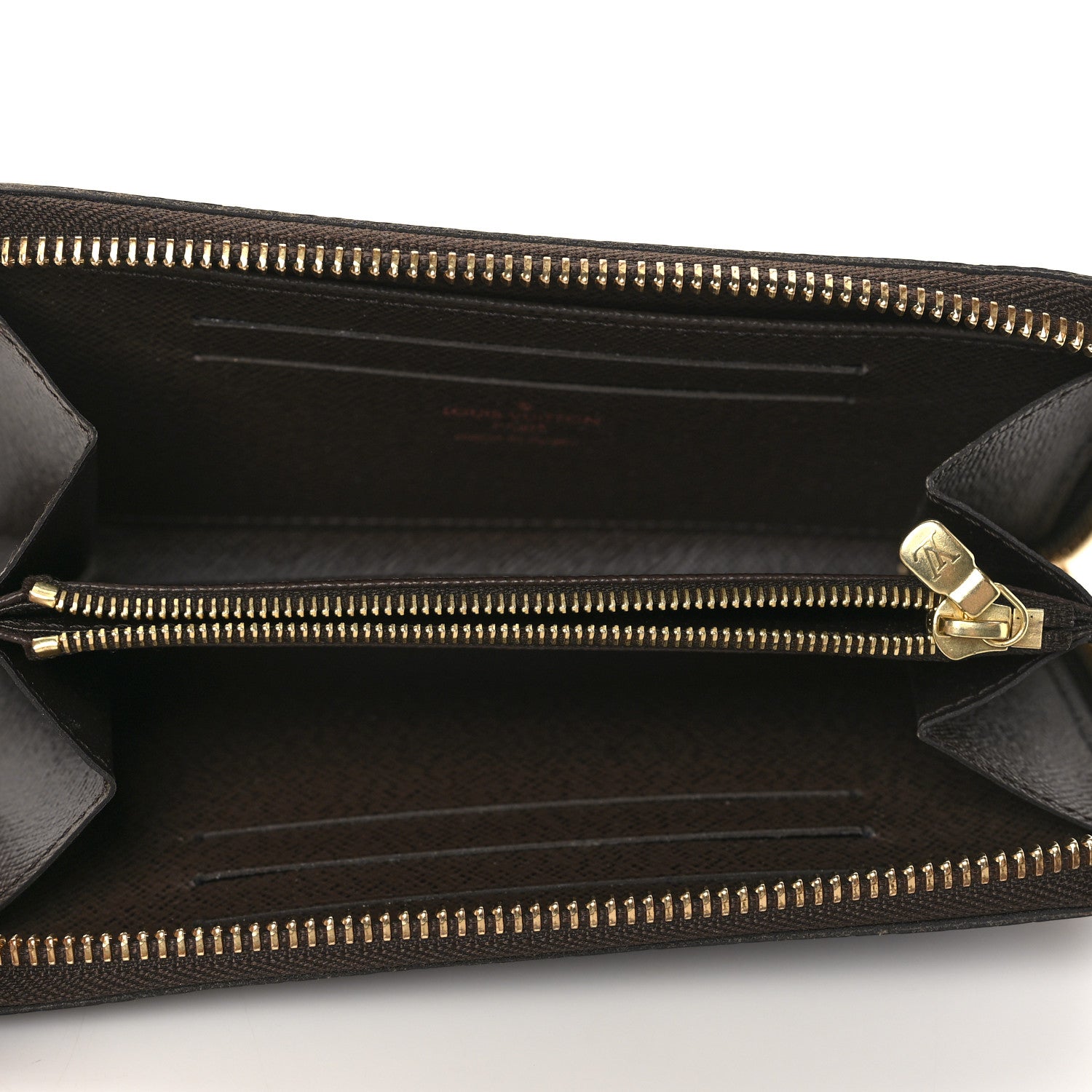 Louis Vuitton Damier Ebene Zippy Compact Wallet 5 of 7