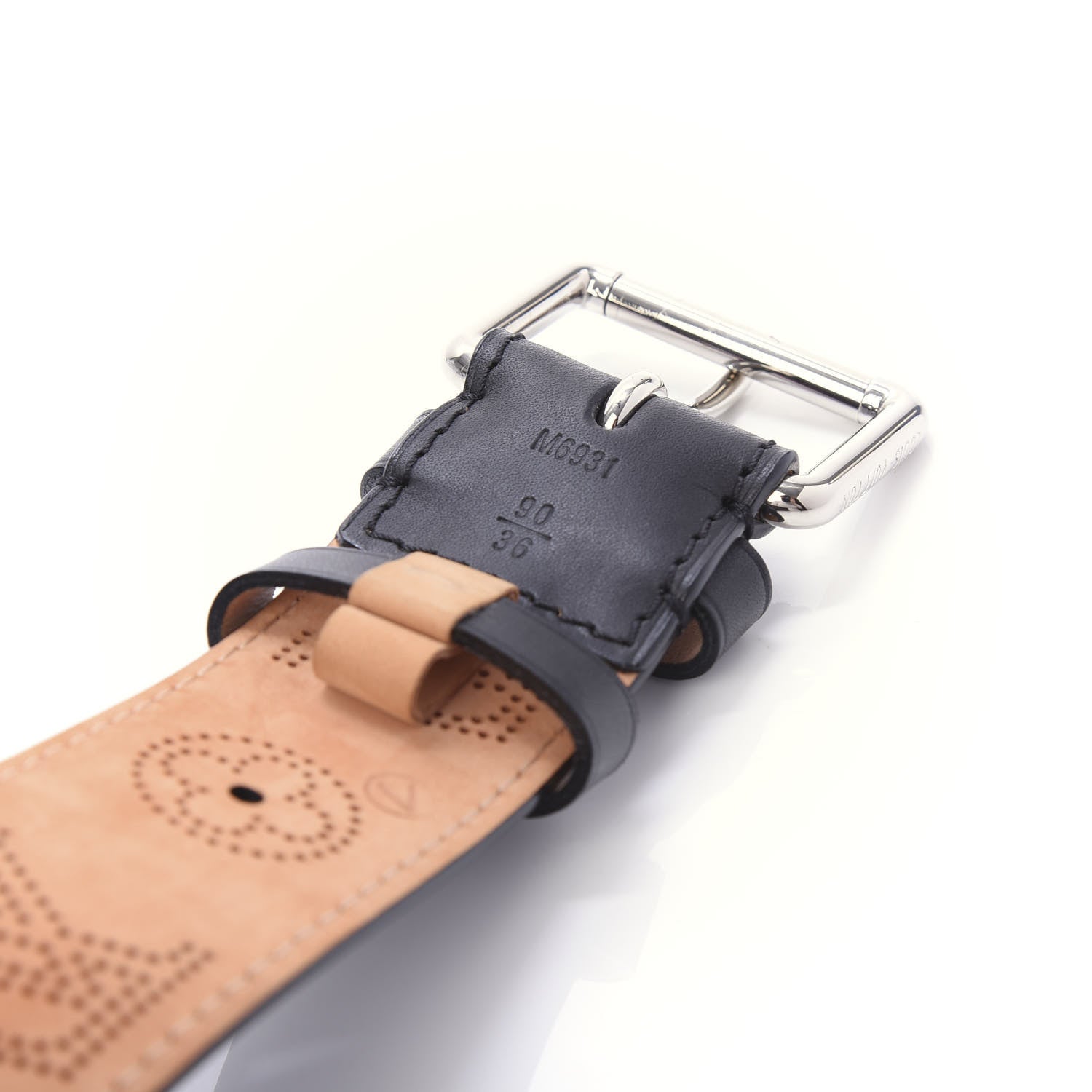Louis Vuitton Mahina Belt 90 36 Black 6 of 6