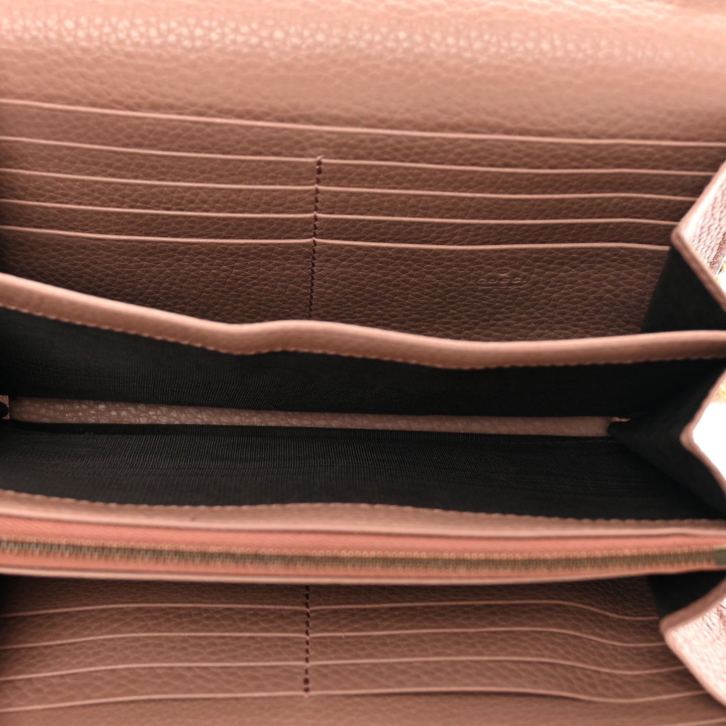 Cellarius Calfskin GG Marmont Chain Wallet Rosy Phard