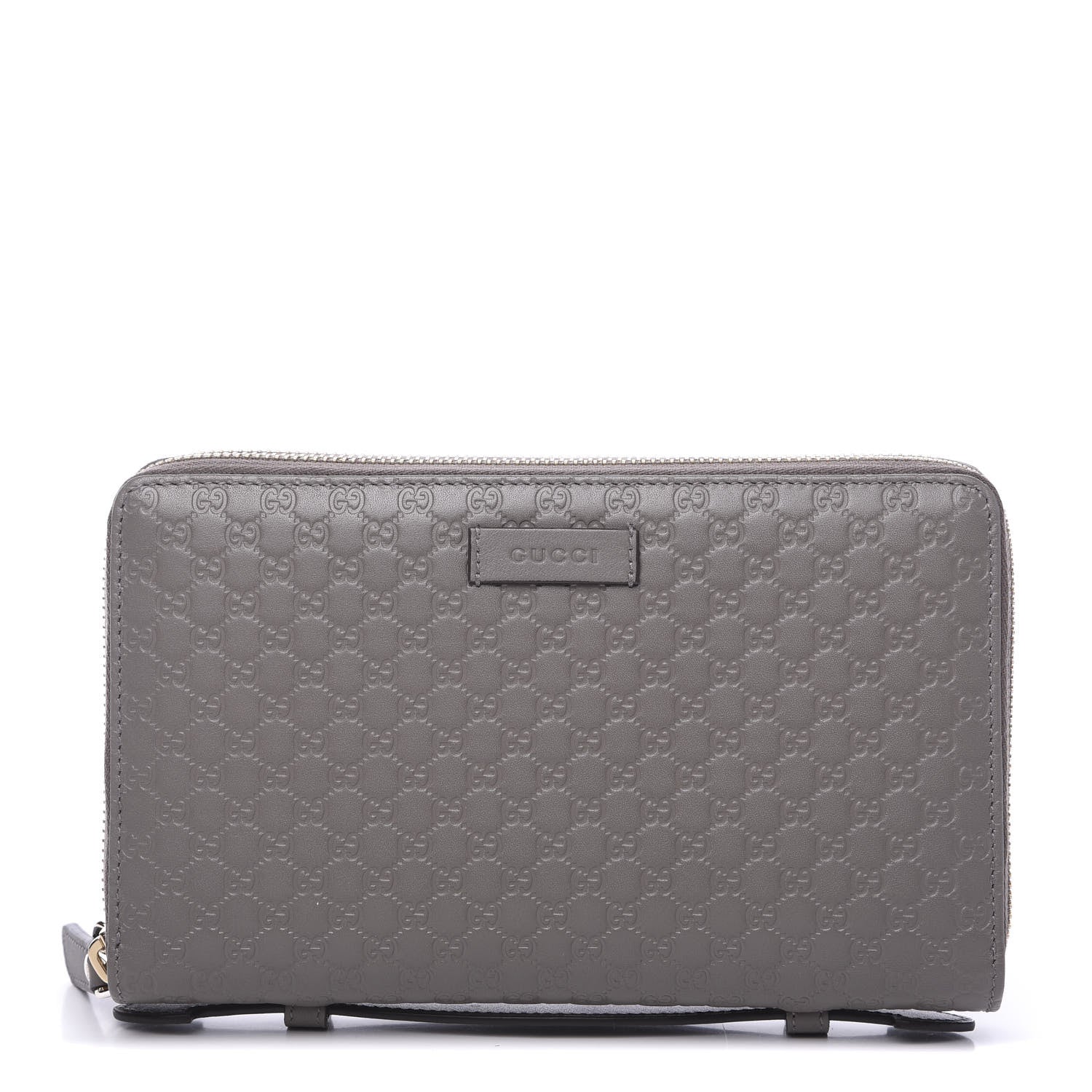 Gucci Soft Microguccissima Zip Around Top Handle Travel Wallet Loess 1 of 9