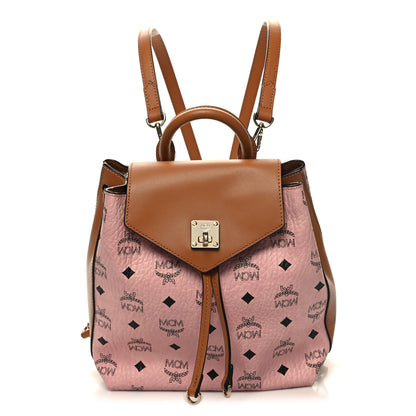 MCM Visetos Small Essential Backpack Soft Pink 1 of 11