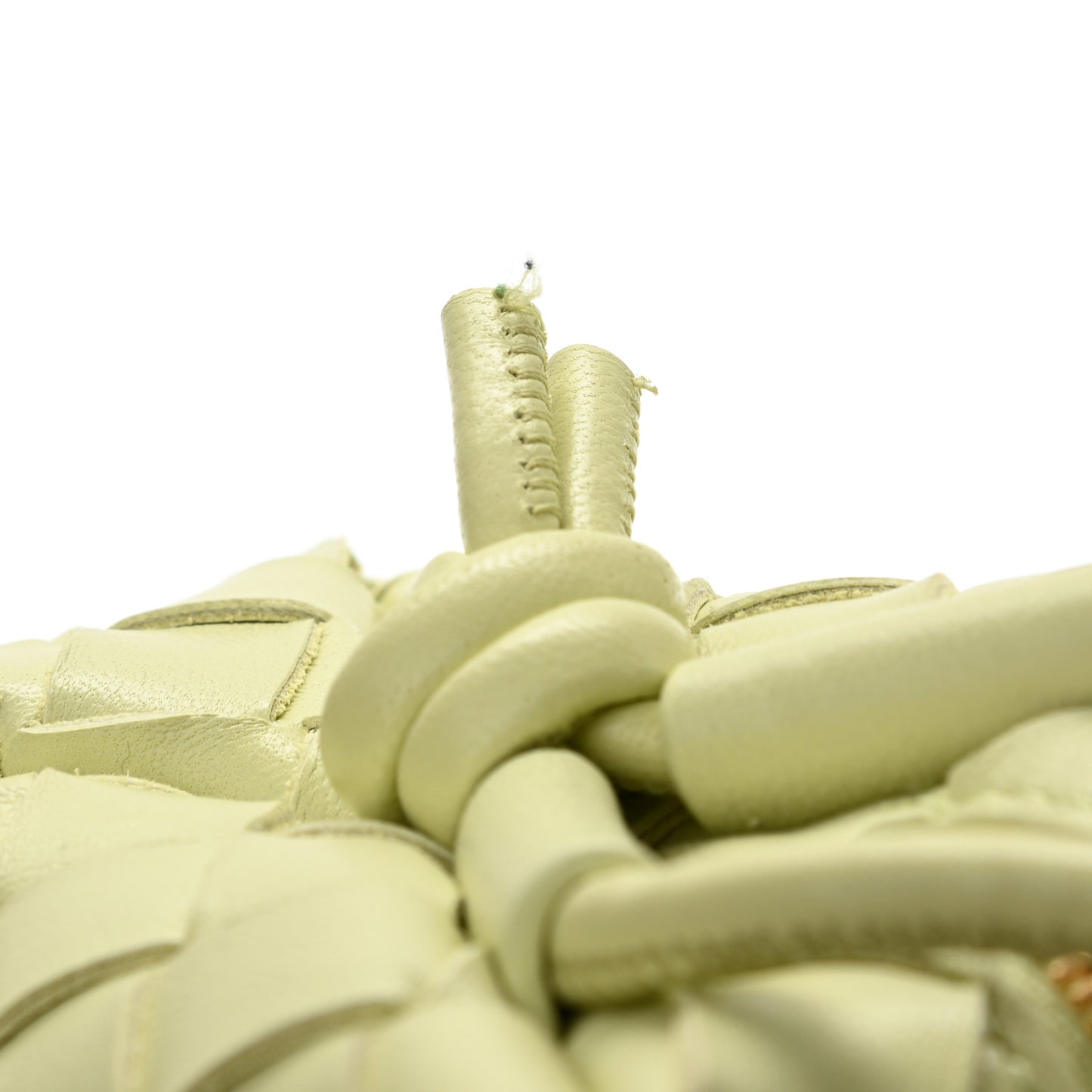 Nappa Intrecciato Mini Loop Camera Bag Lemon Washed