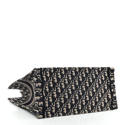 Christian Dior Oblique Medium Book Tote Blue Multicolor 4 of 11