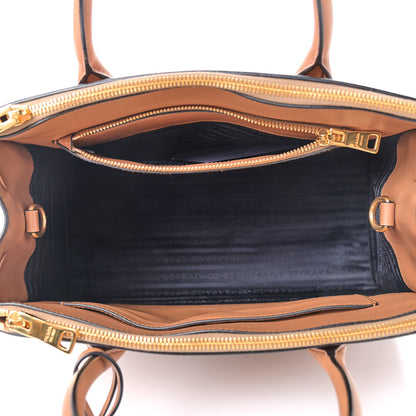 Prada Saffiano City Calf Medium Esplanade Tote Caramel 5 of 8