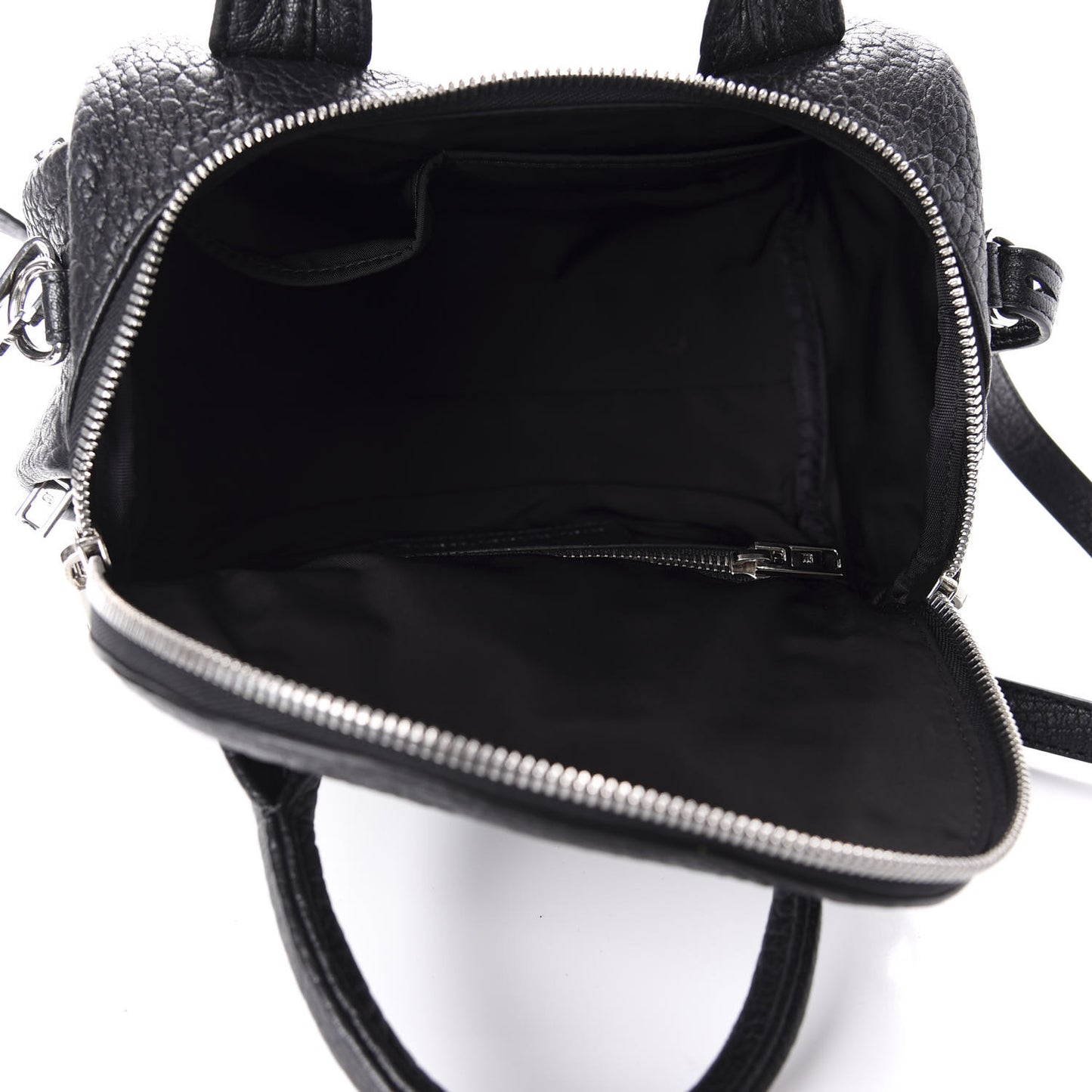 Pebbled Lambskin Rockie Black Rhodium Hardware