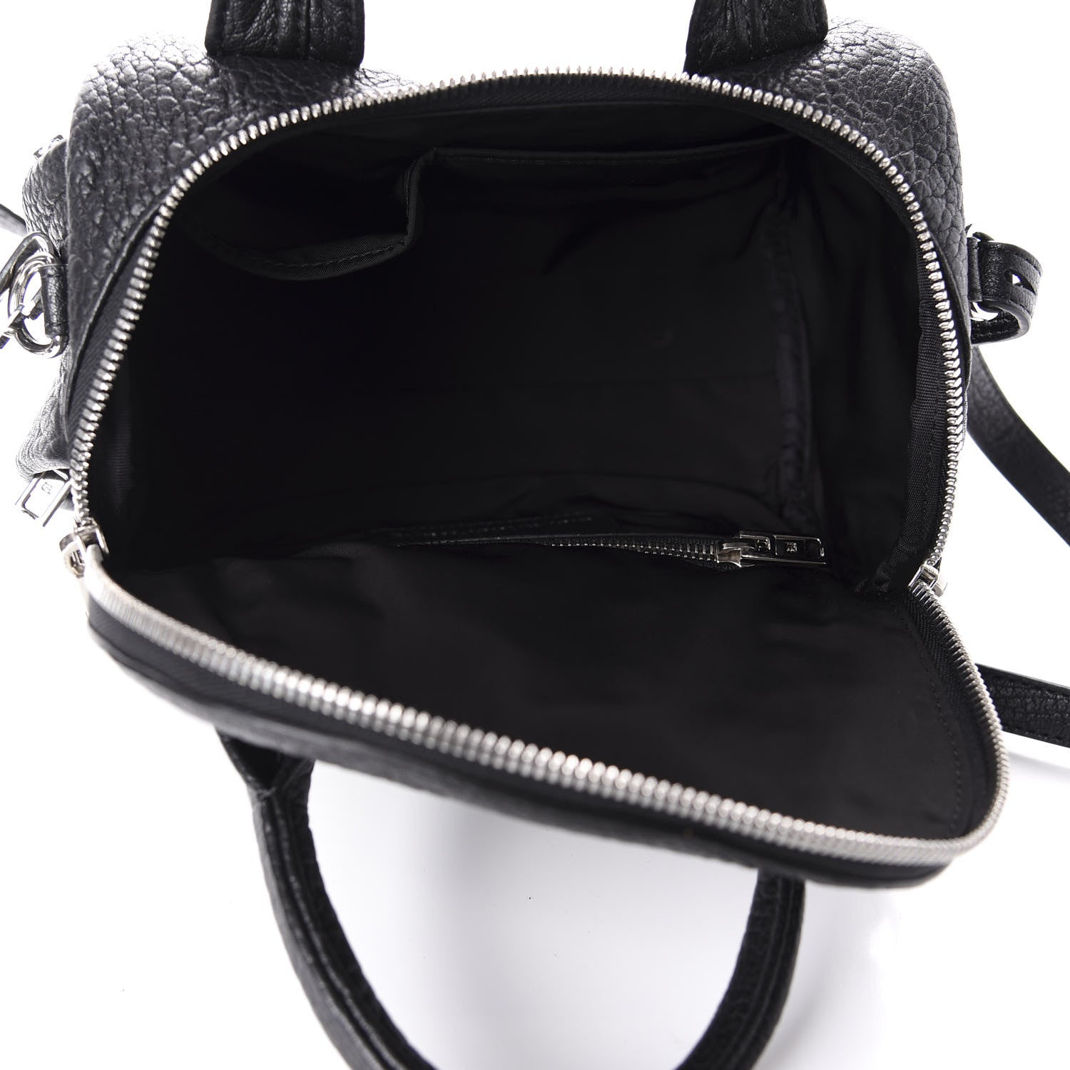 Alexander Wang Pebbled Lambskin Rockie Black Rhodium Hardware 5 of 9