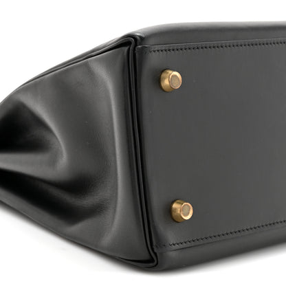 Hermes Box Kelly Retourne 28 Black 10 of 12