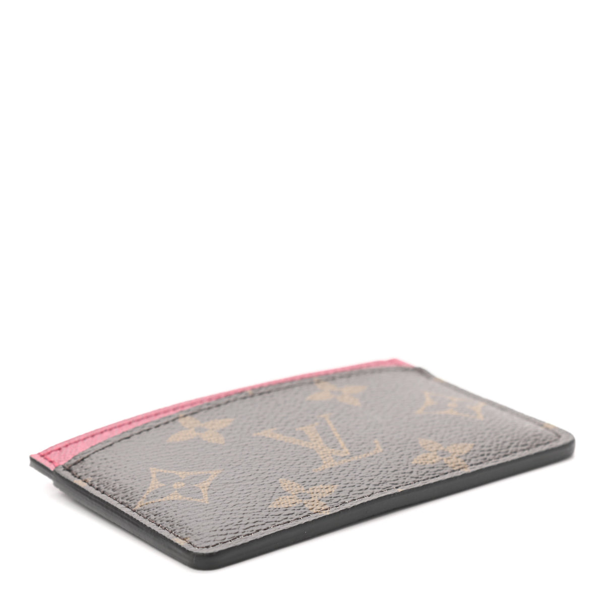 Monogram Card Holder Fuchsia