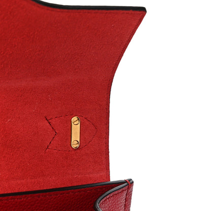 Mulberry Small Classic Grain Calfskin Mini Seaton Scarlet 9 of 12