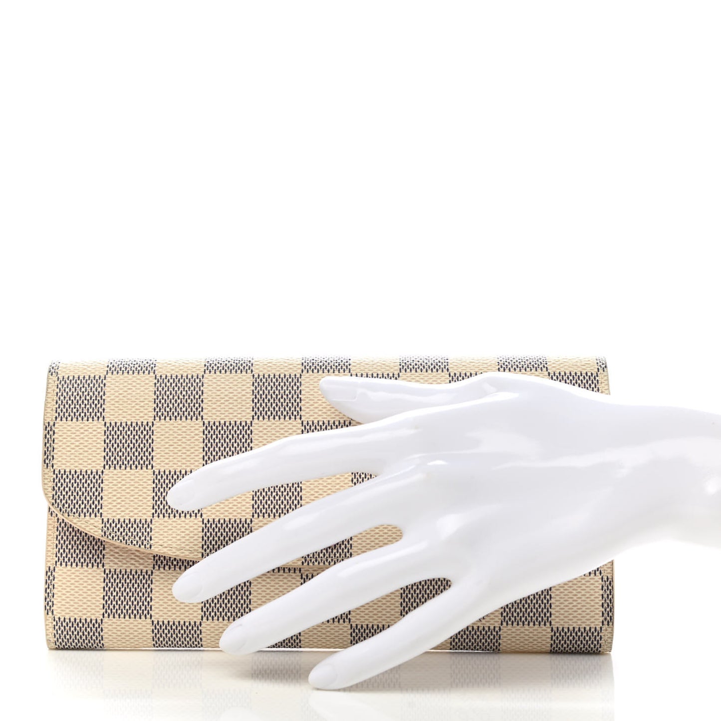 Damier Azur Emilie Wallet Rose Ballerine