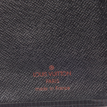Louis Vuitton Epi Viennois Continental French Purse Wallet Black 6 of 7