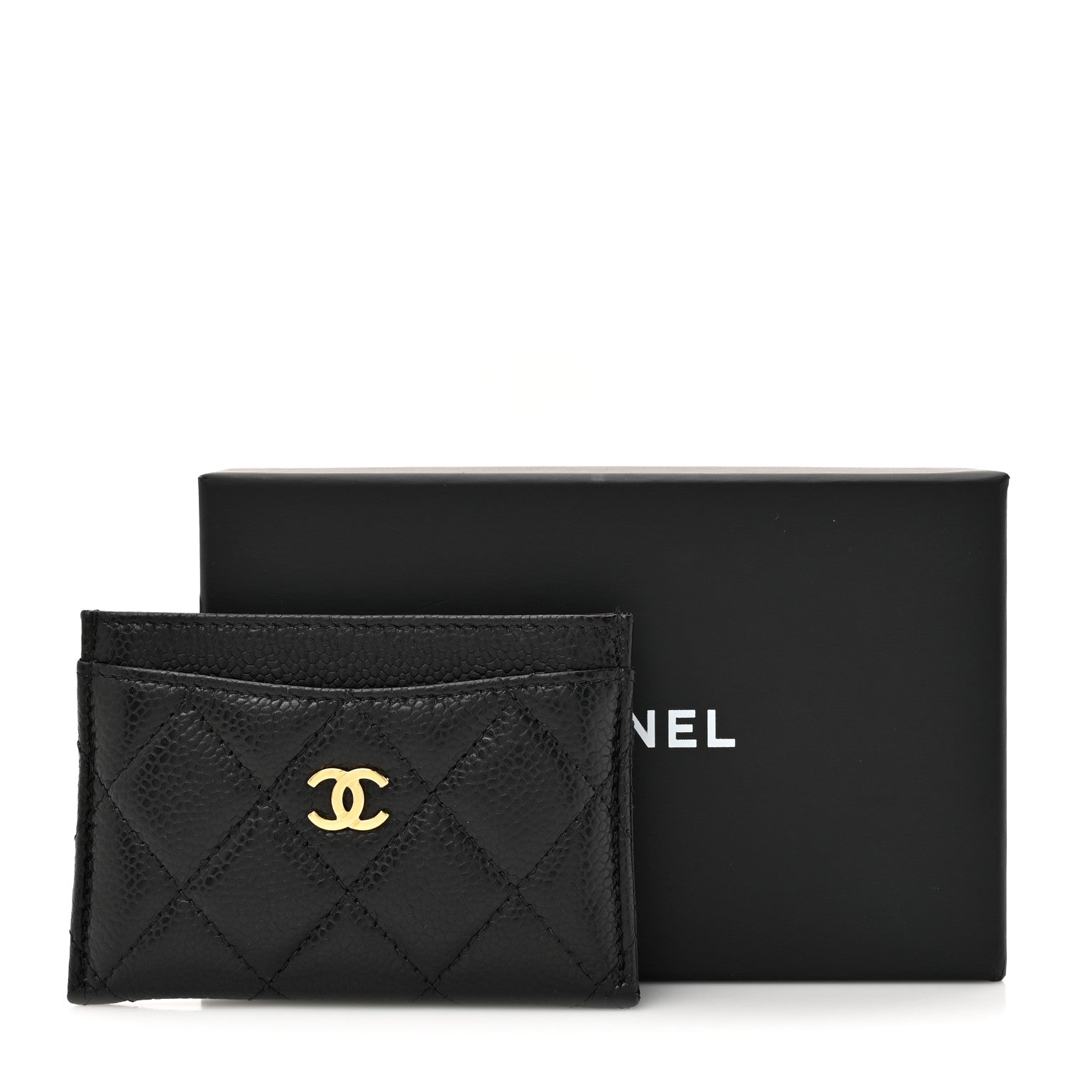 Chanel Caviar Quilted Card Holder Black 9 of 9