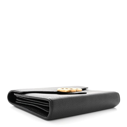 Gucci Calfskin GG Marmont Chain Wallet Black 4 of 10
