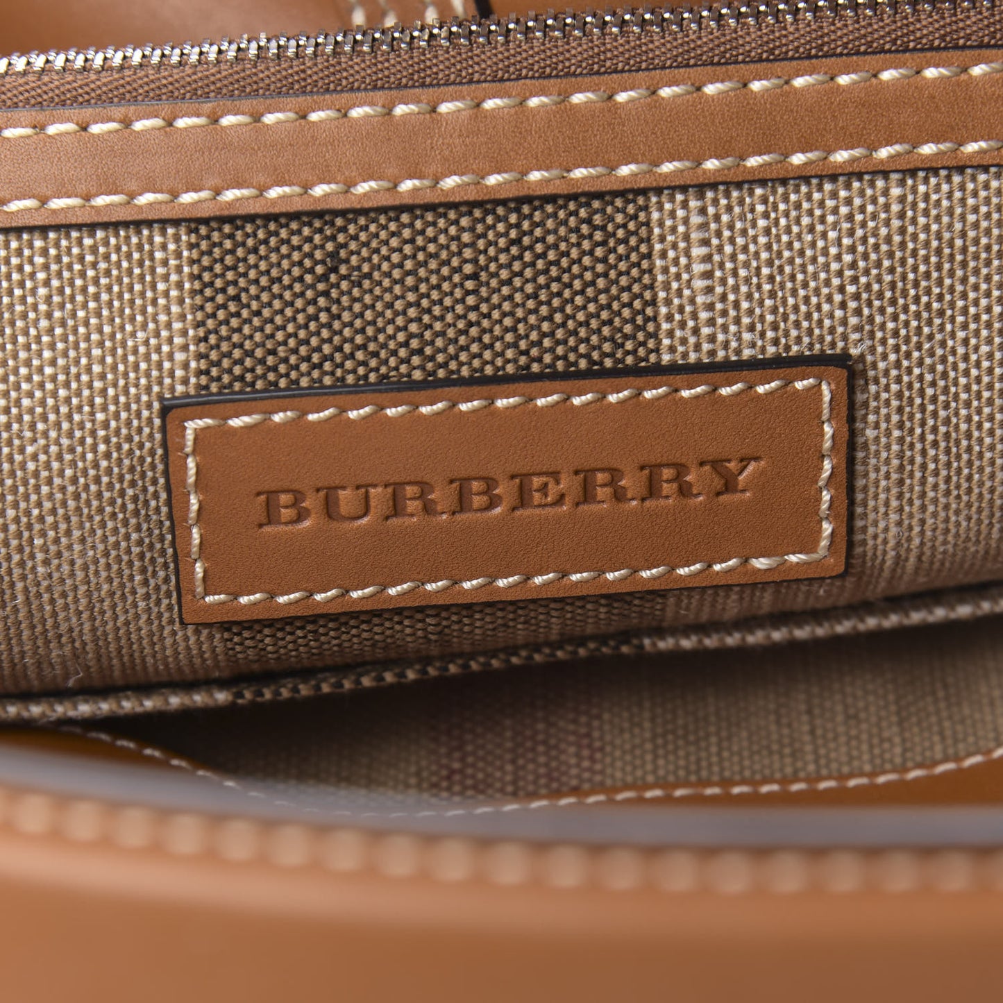 Canvas Mega Check Medium Ashby Hobo Saddle Brown