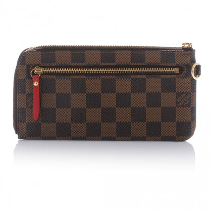 Louis Vuitton Damier Ebene Complice Trunks and Bags Wallet Red 3 of 7