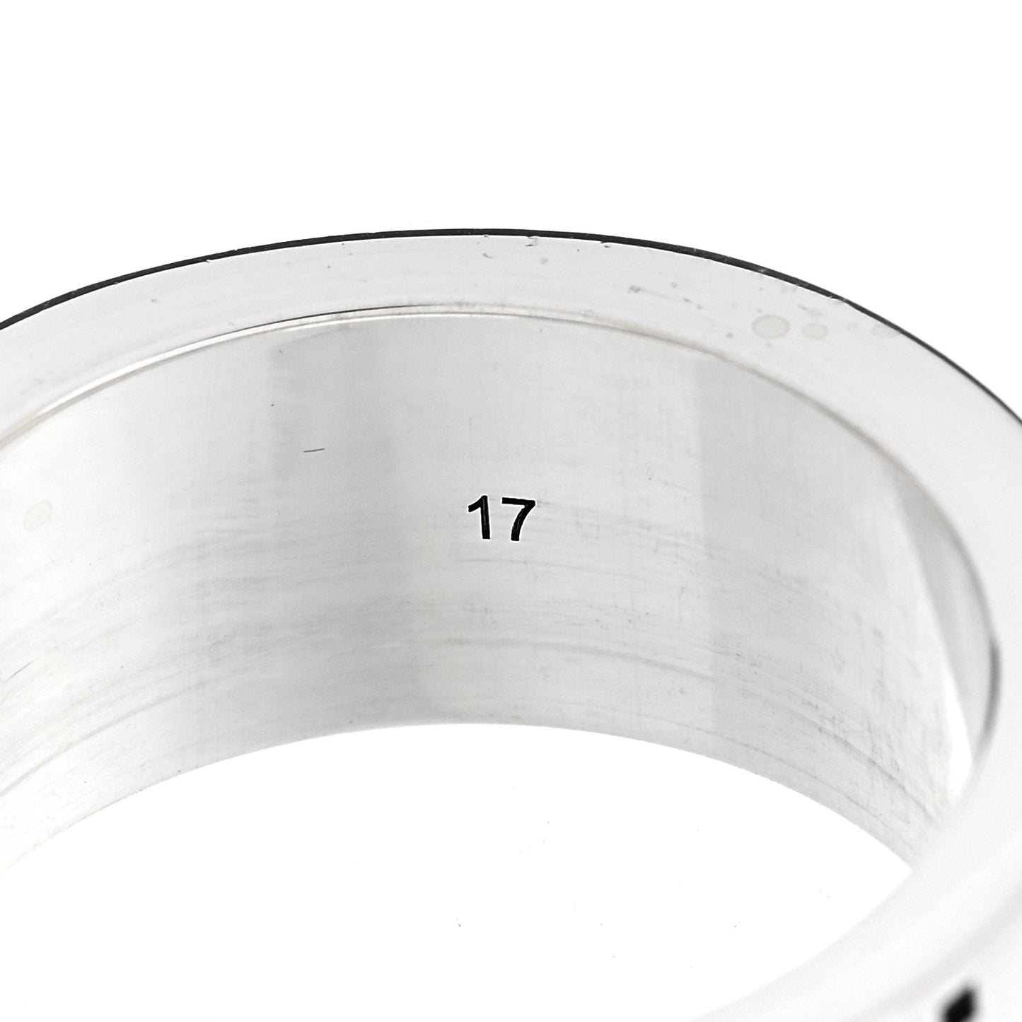 Sterling Silver GG Bee Band Ring 56 7.75