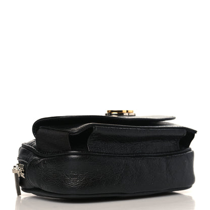 Gucci Fluffy Calfskin Mini Morpheus Belt Bag 70 28 Black 4 of 10