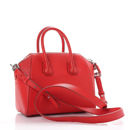 Givenchy Sugar Goatskin Mini Antigona Medium Red 4 of 10