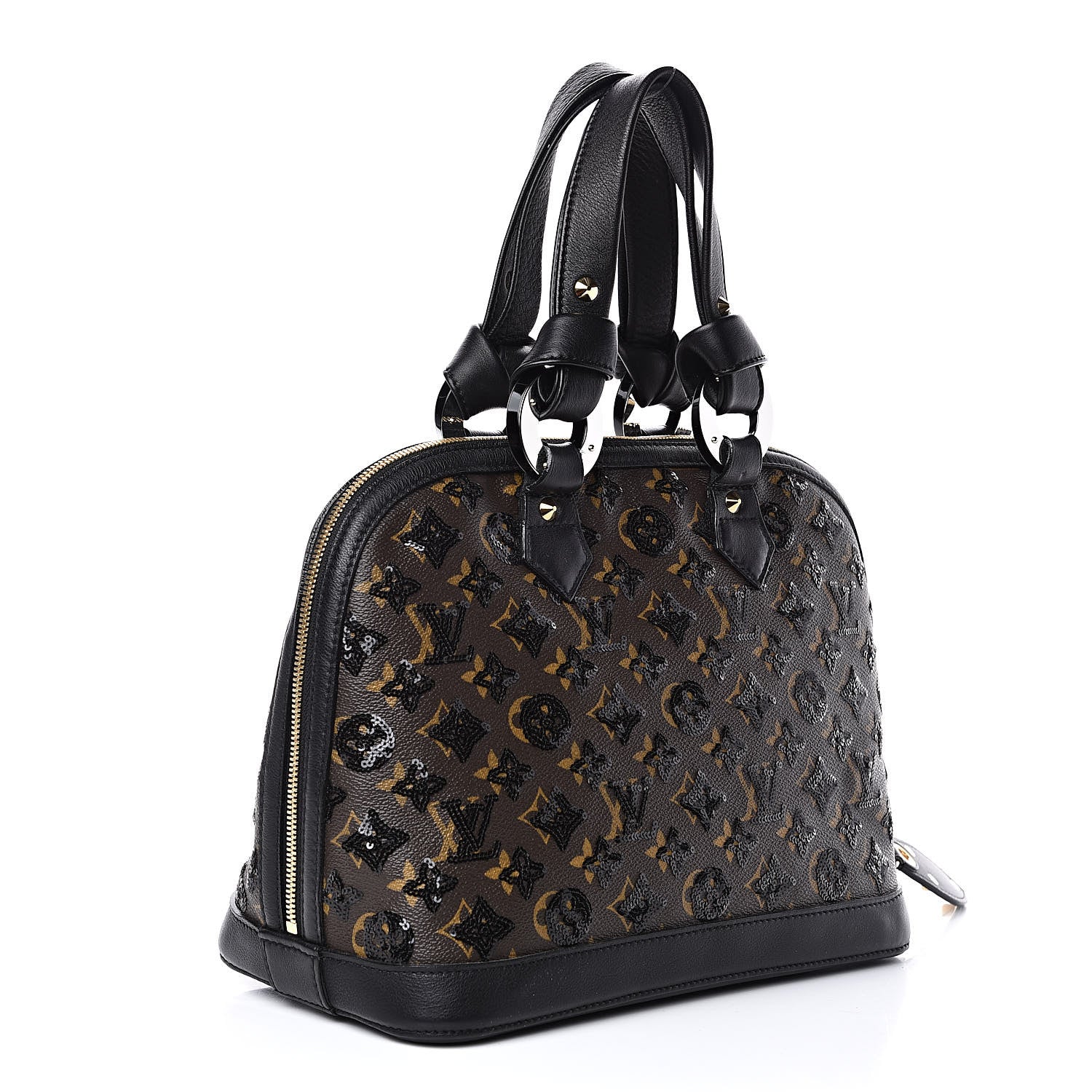 Louis Vuitton Monogram Sequins Eclipse Alma Black 3 of 11